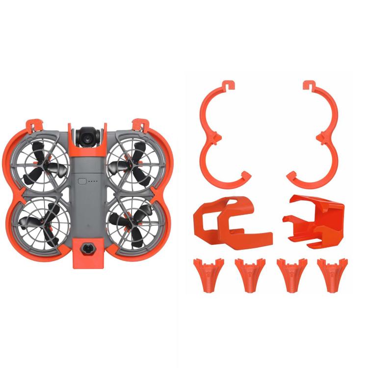For DJI Neo 2 Drone Propeller Guards Kit Anti-Collision Rings Durable Safety Accessories, No Video Transmission Orange, No Video Transmission Gray, No Video Transmission Black, Support Video Add-Ons Orange, Support Video Add-Ons Gray