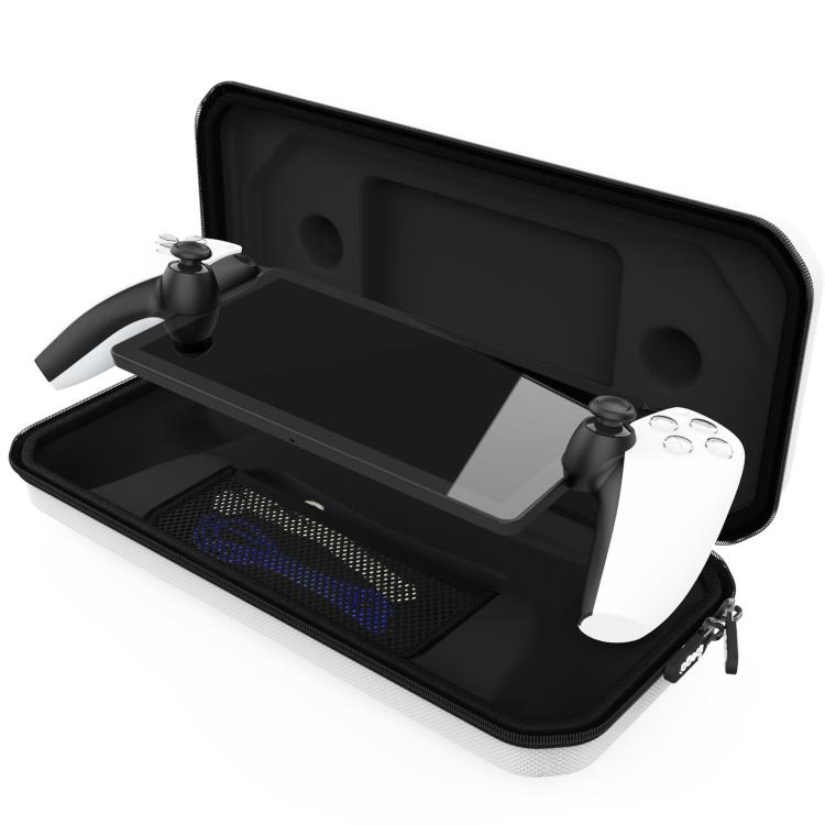 iPEGA Hard EVA Carry Case for PlayStation Portal – Protective Storage, White / Black