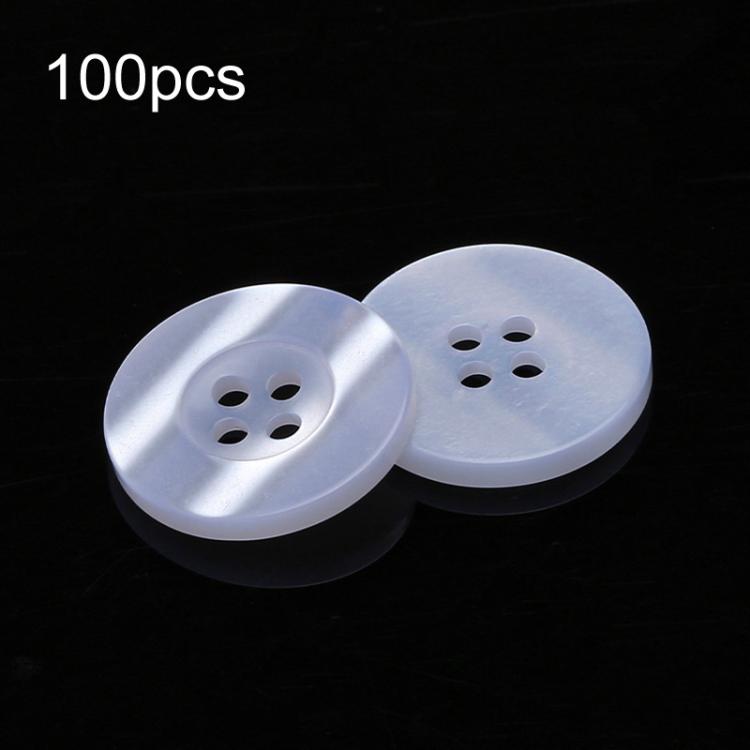 100pcs Pearlescent Resin 4-Hole Buttons Round Decorative Buttons For Shirt Cuffs, Wide Edge 1cm, Wide Edge 1.15cm, Wide Edge 1.25cm, Wide Edge 1.5cm, Wide Edge 1.8cm, Wide Edge 2cm, Fine Edge 1cm, Fine Edge 1.15cm, Fine Edge 1.25cm, Fine Edge 1.5cm