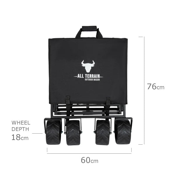 Bull All Terrain Folding Outdoor Wagon Trolley
