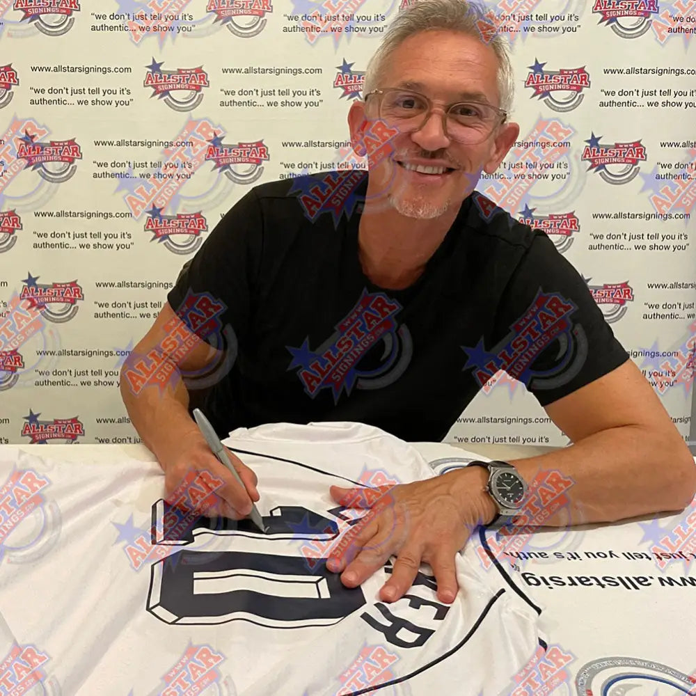 Tottenham Hotspur 1991 Lineker & Gascoigne Signed Shirts (Dual Framed)