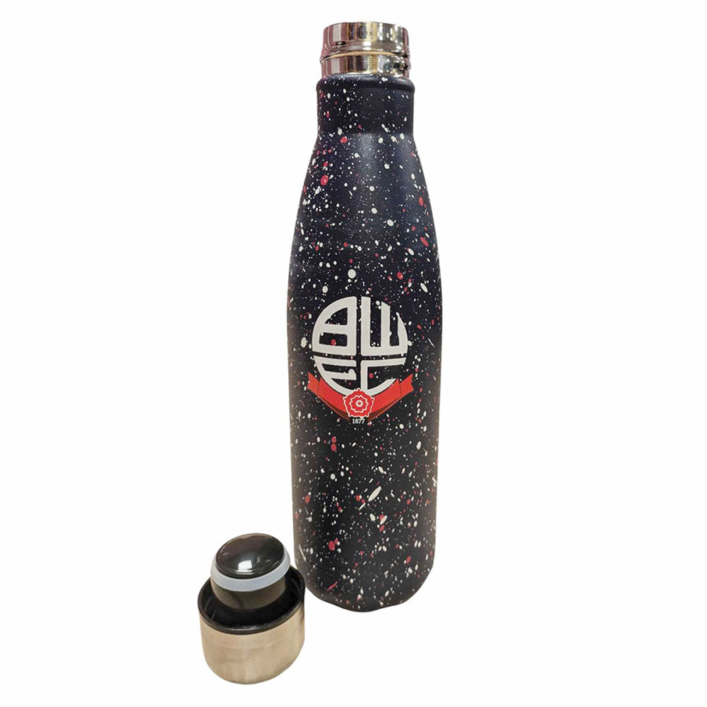 Bolton Wanderers FC Paint Splatter Thermal Flask