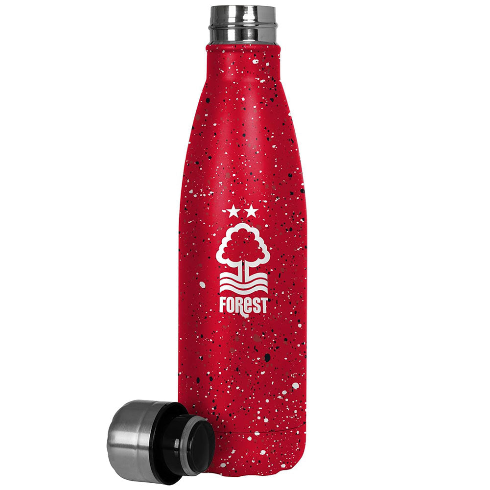 Nottingham Forest FC Paint Splatter Thermal Flask
