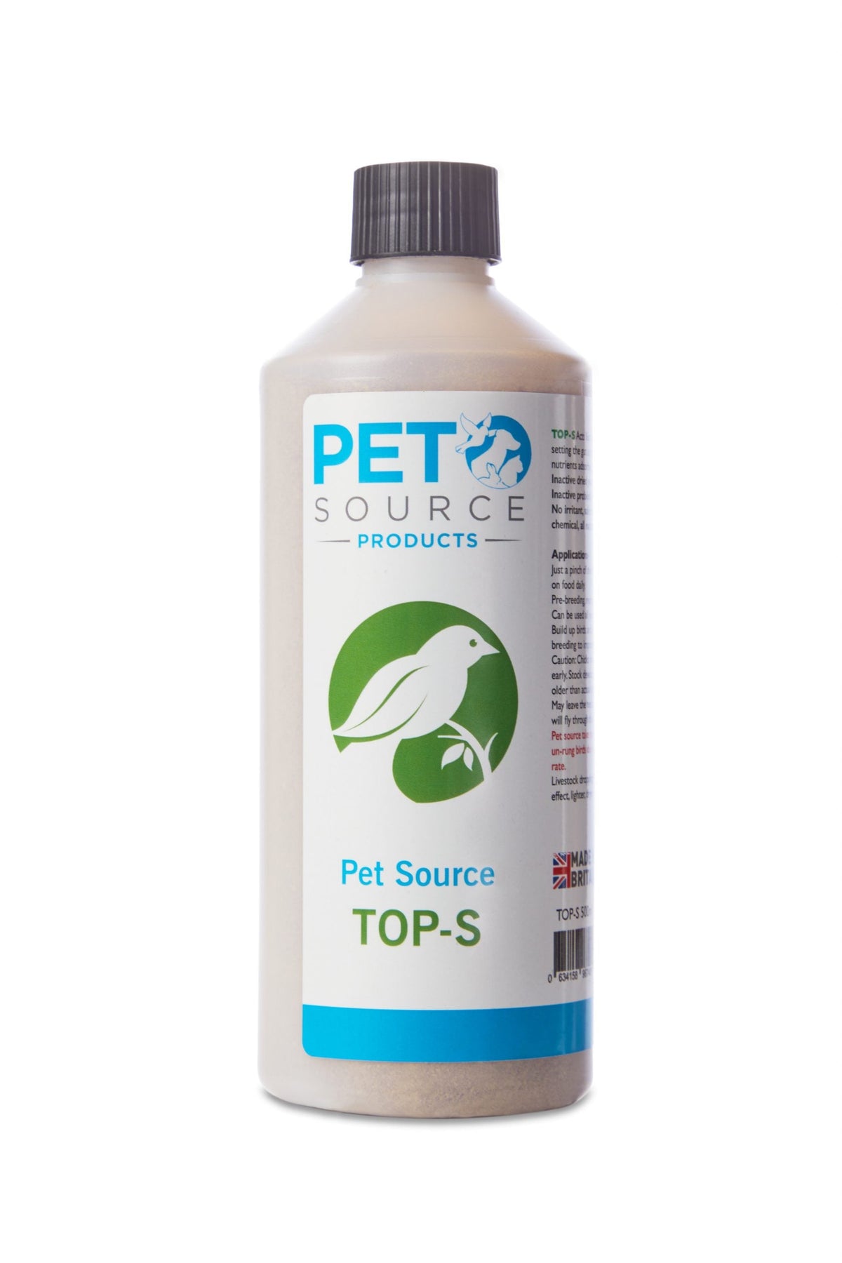 Pet Source Top-S For Pre-Breeding, Rearing & Moulting 500ml