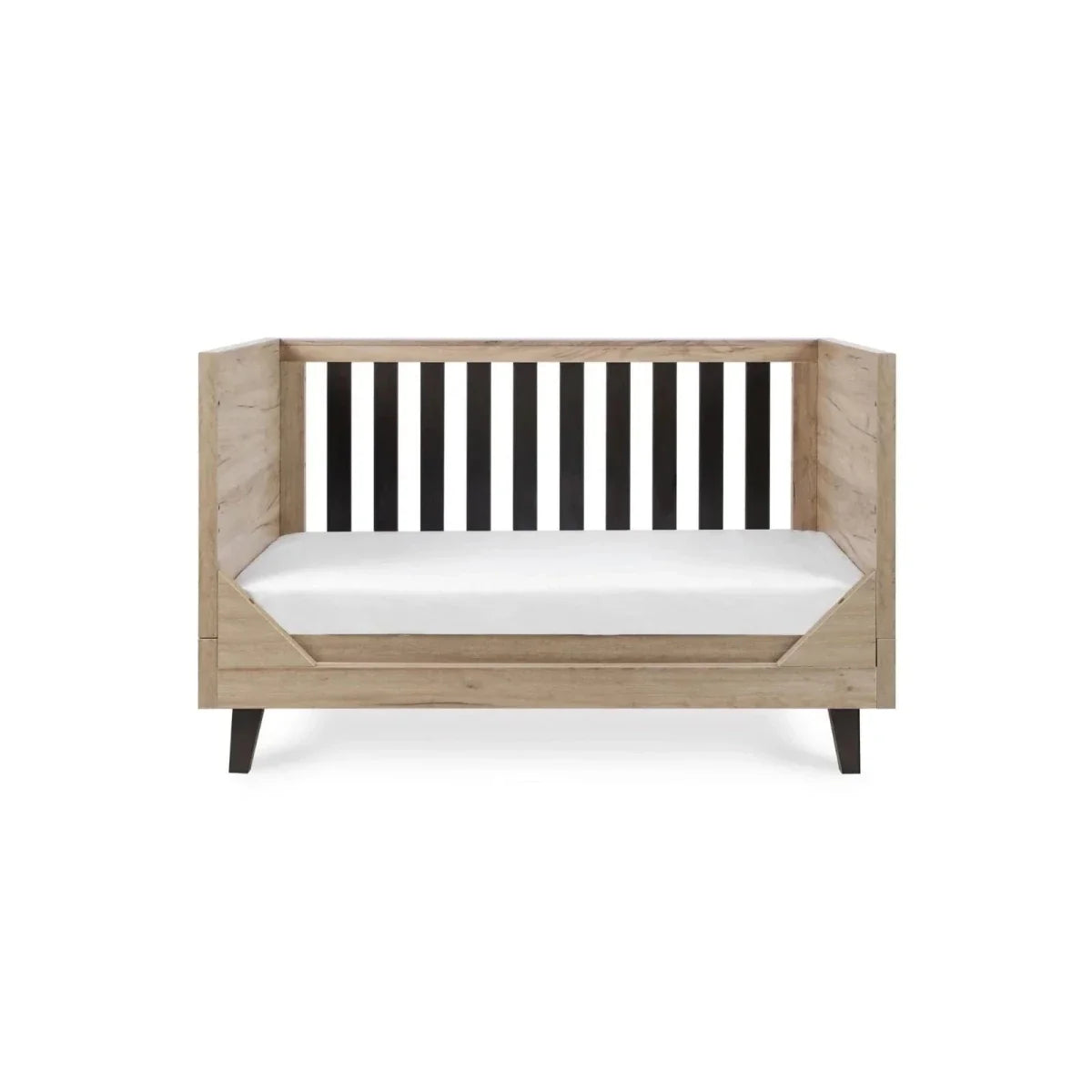 Tutti Bambini Como Cot Bed - Distressed Oak/Slate Grey
