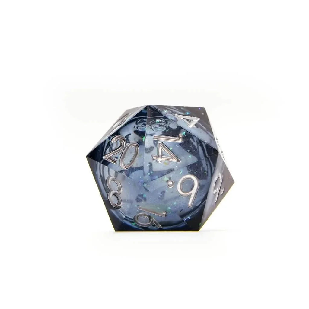Shadowsinger | 33mm D20 | Oversized Liquid Core Dice | Single Dice