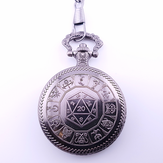 Adventurer's Cache | Pocket Watch Case | Ancient Silver