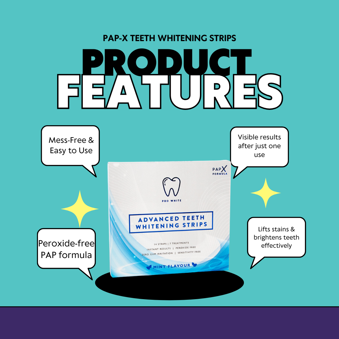 All Rounder Whitening Set - PAP-Xβ’ Advanced Teeth Whitening Strips & Pen