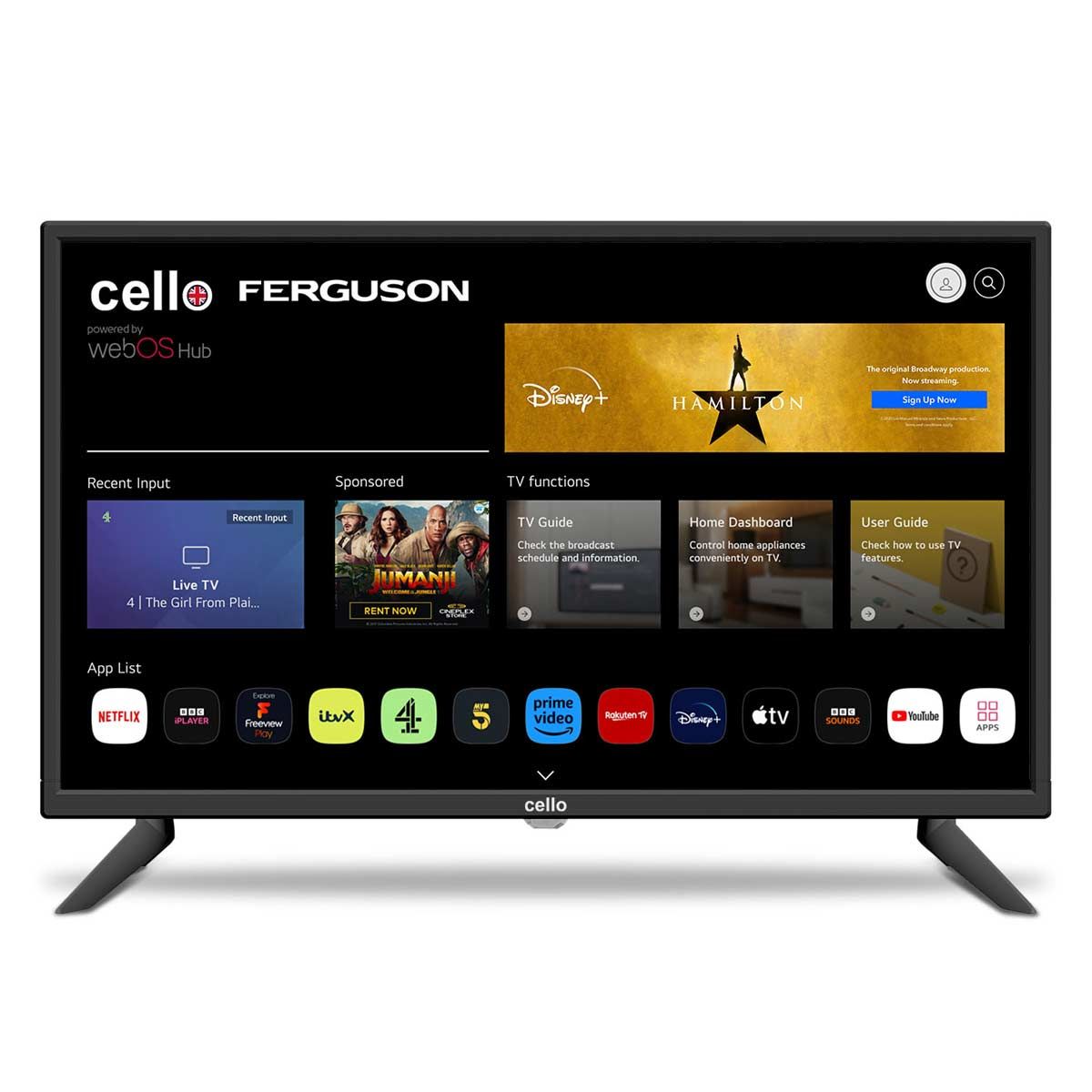 Cello 24" Smart WebOS HD-Ready TV with Freeview Play
