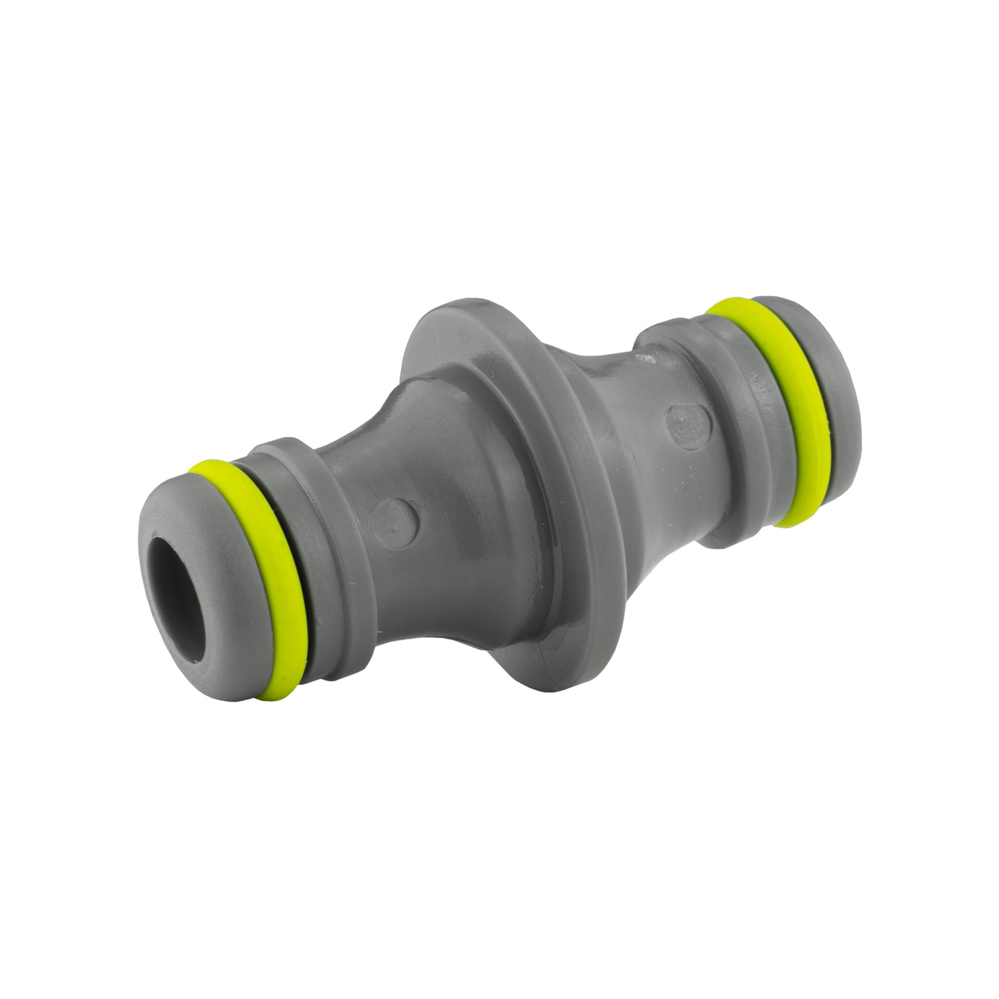 IBC 2 S60X6 Cap with 3/4 BSP Threaded Hose Connector and Double Male Lime