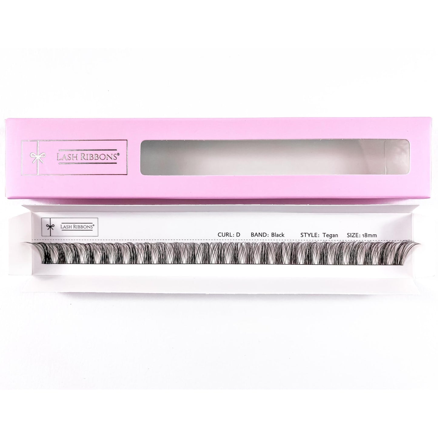 3D 'C' Curl Black / Brown Lash Ribbons® Starter Kit (With Clear Lash Bond)