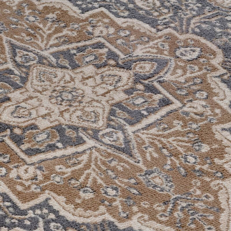 Terrain Designer Shortpile Rug – Medallion Design