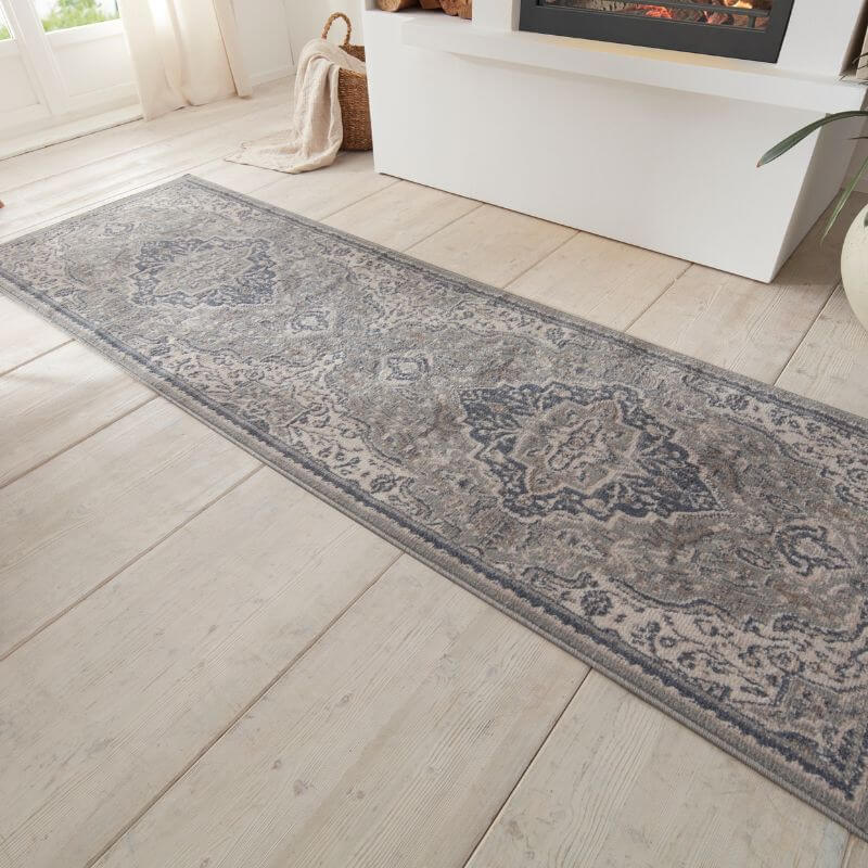 Terrain Designer Shortpile Rug – Medallion Design