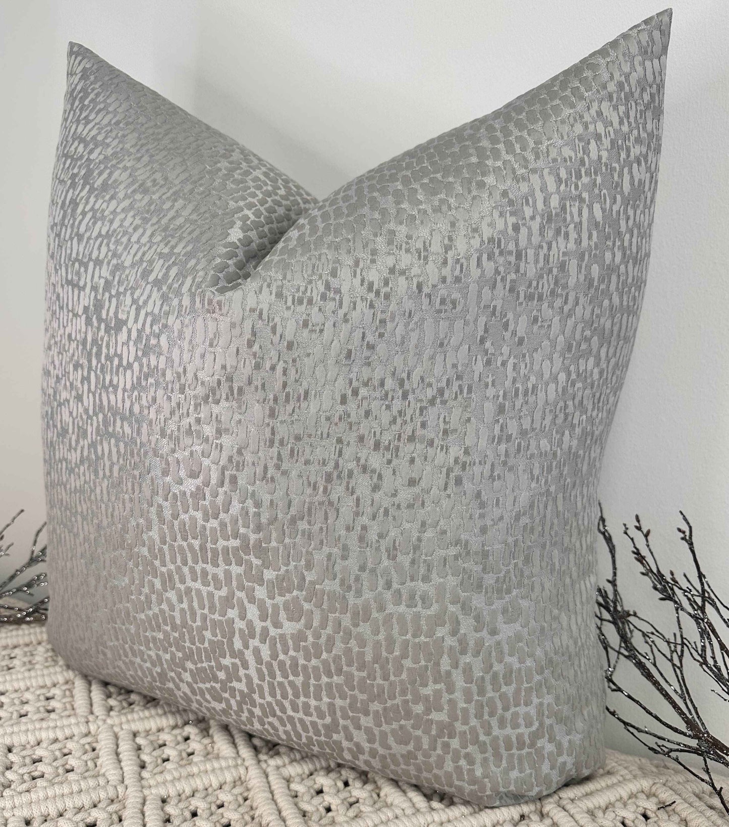 The Couture Cushion - The Silver Carioca - Style No. 212