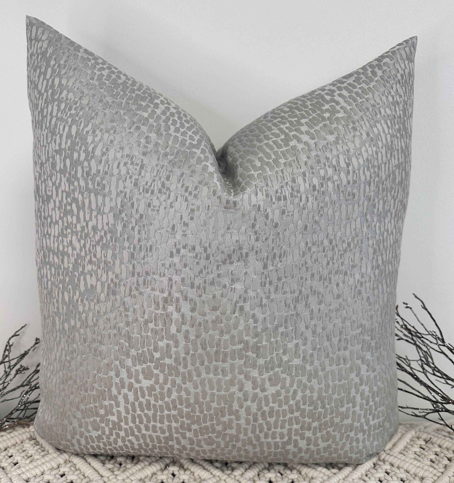 The Couture Cushion - The Silver Carioca - Style No. 212
