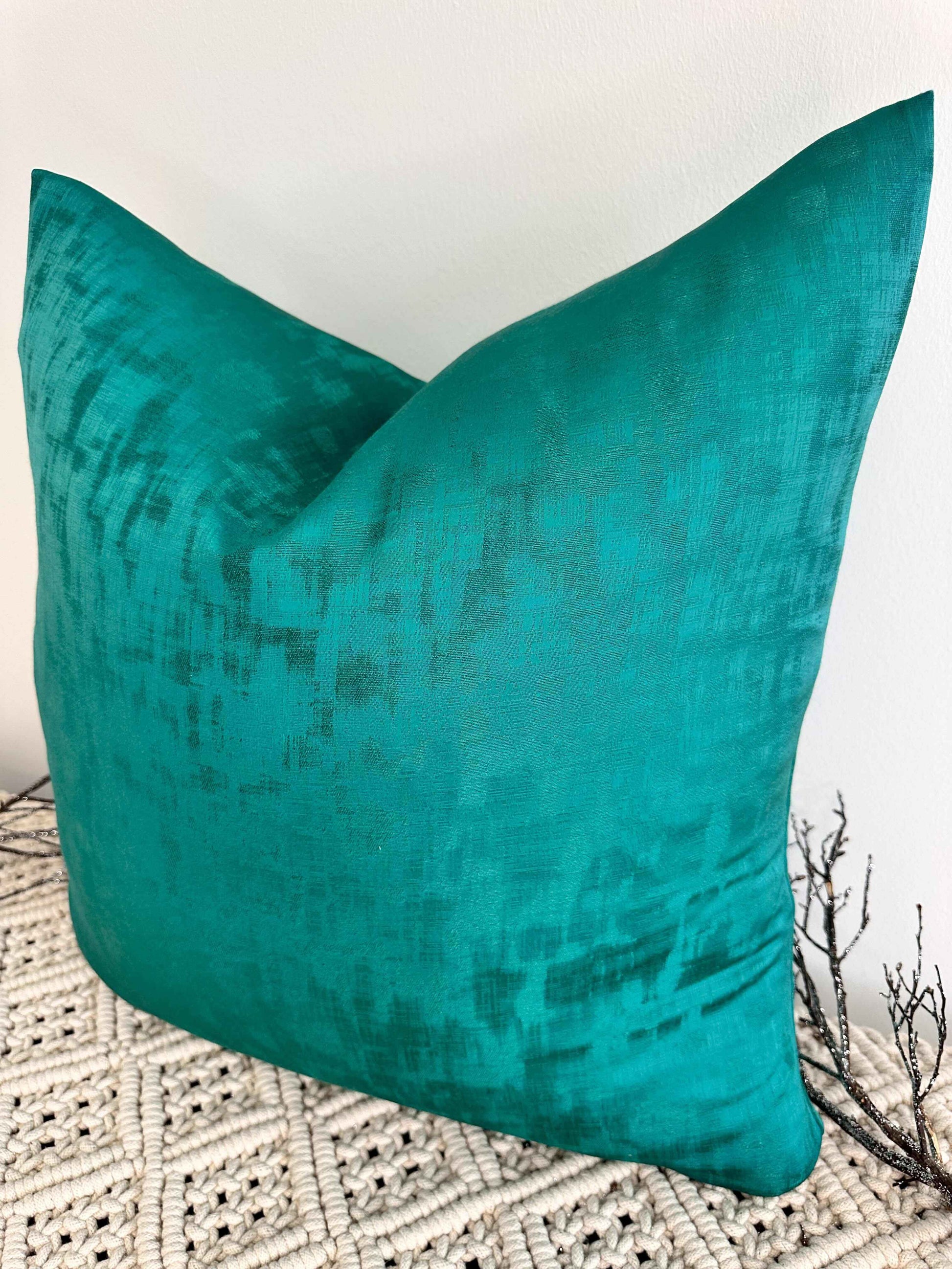 The Couture Cushion - The Teal Saul - Style No. 197
