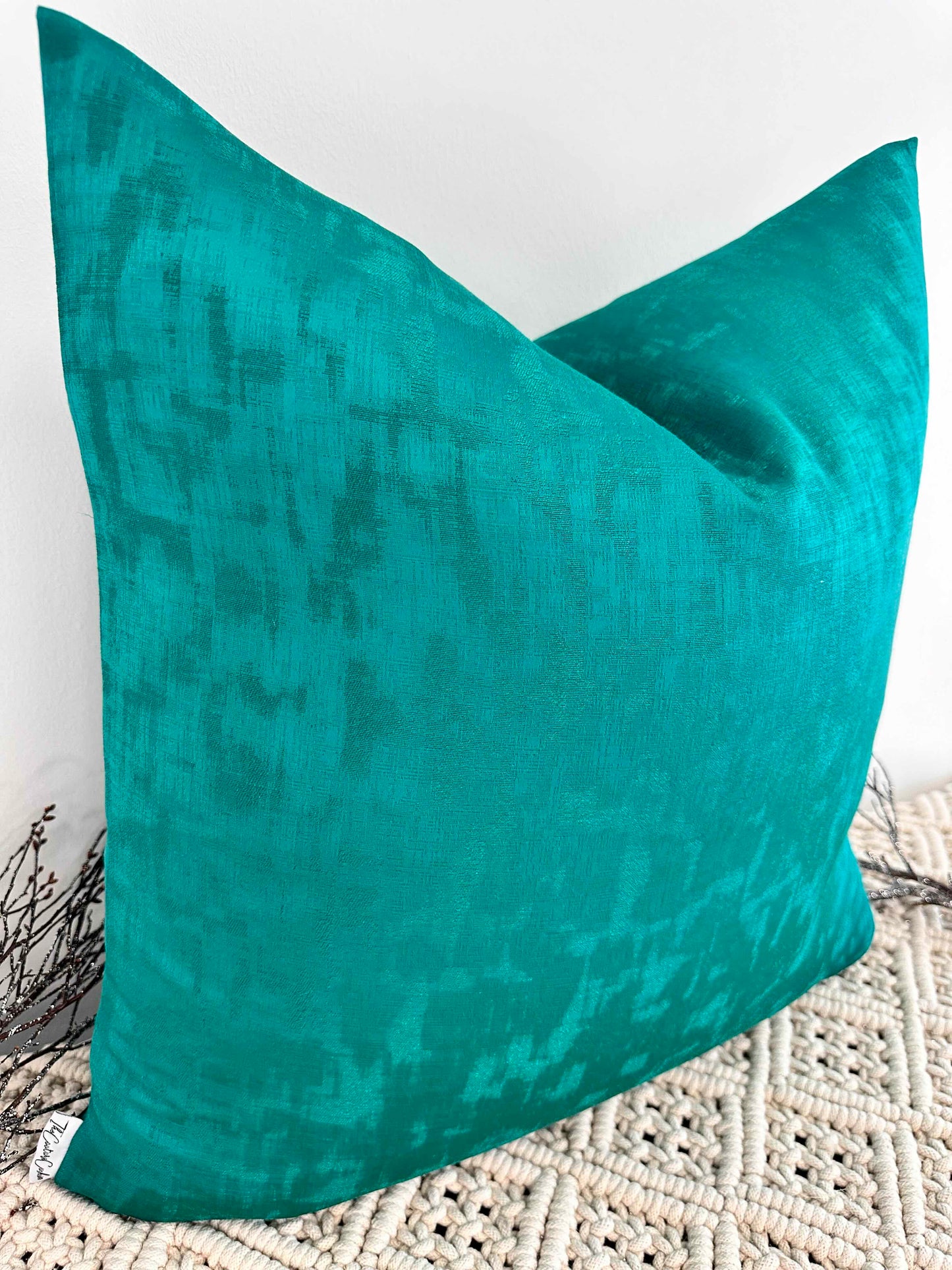 The Couture Cushion - The Teal Saul - Style No. 197