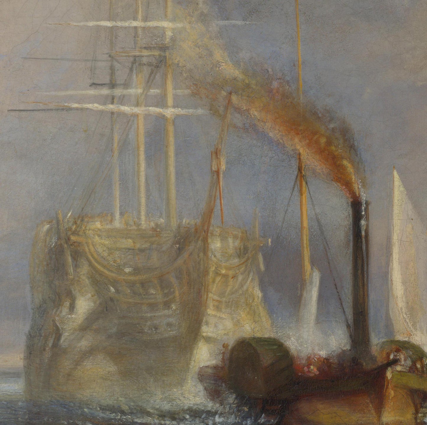 "The Fighting Temeraire" by JMW Turner on Framed Canvas, Acrylic, Canvas, Framed Prints or Print-only