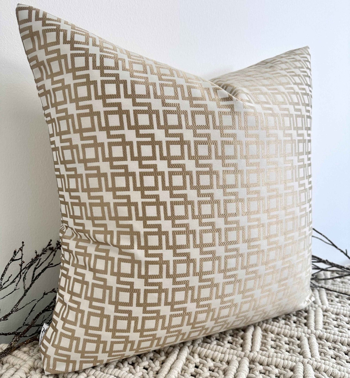 The Couture Cushion - The Gold Isobel - Style No. 199