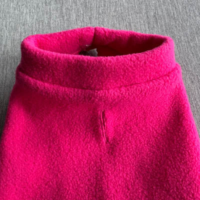 Tiny Toastie Water Repellent Fleece Dog Coat by My Chi and Me Dusky Blue