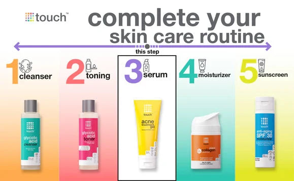 Touch Acne Treatment Gel - Benzoyl Peroxide 2.5%
