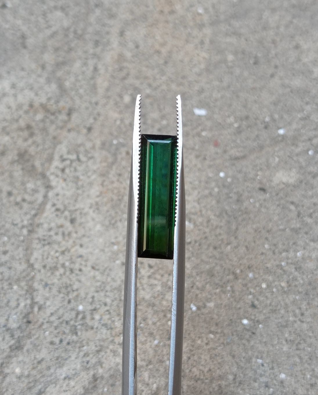 4.7ct Natural Dark Green Tourmaline Gemstone - October Birthstone