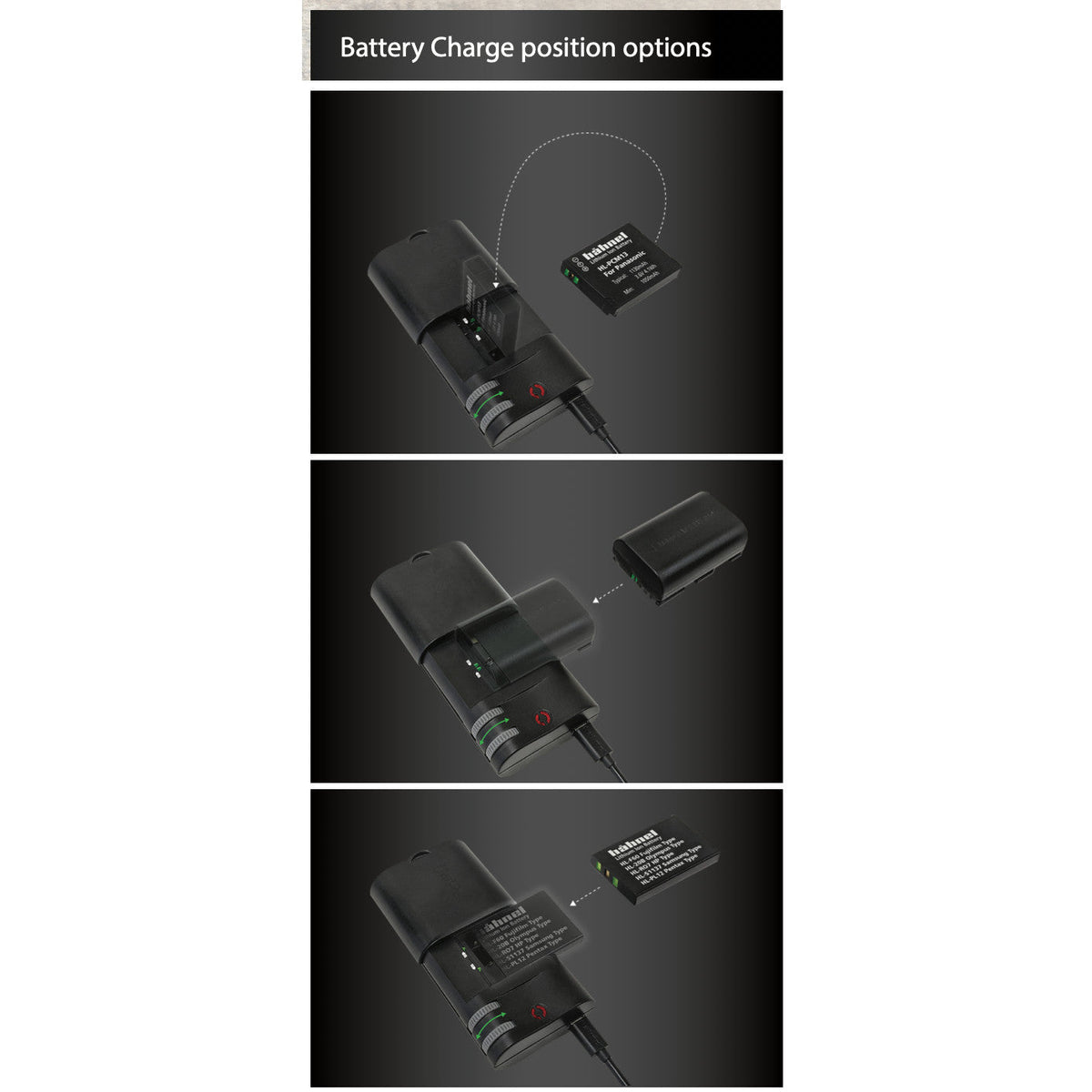 Hahnel UniPal Mini II Universal Camera USB-C Li-Ion Charger