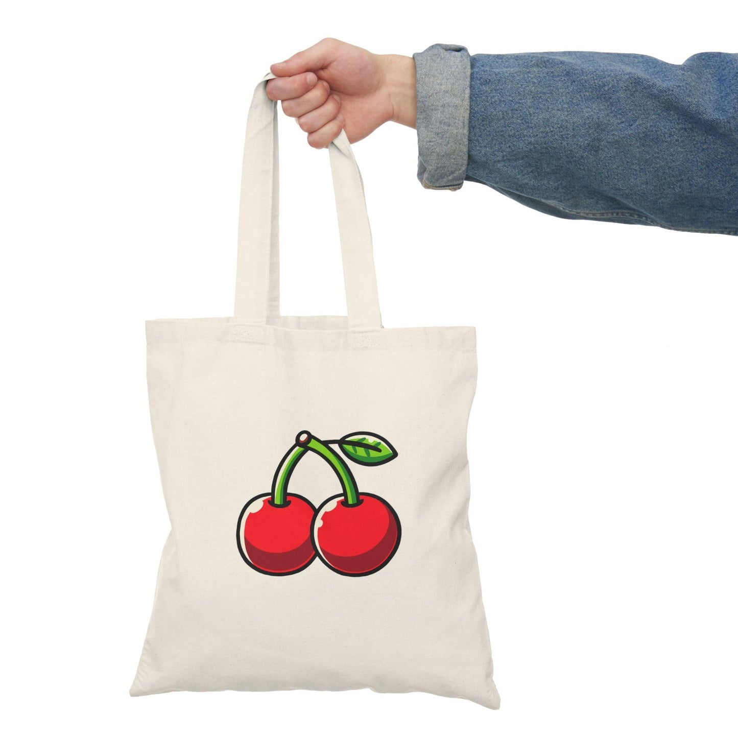 Cartoon Cherry Tote Bag