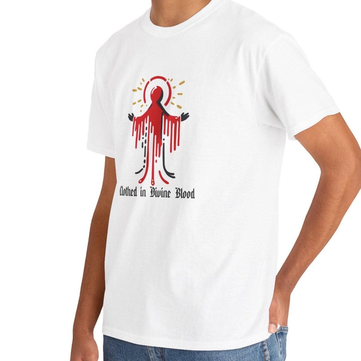 Clothed in Divine Blood – Gothic Power T-Shirt