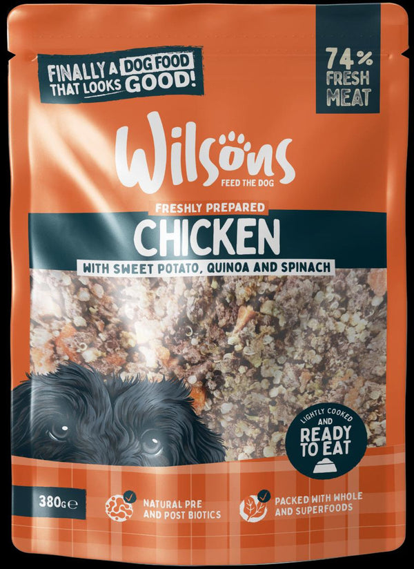 Wilsons Fresh Chicken Wet Pouch 380g