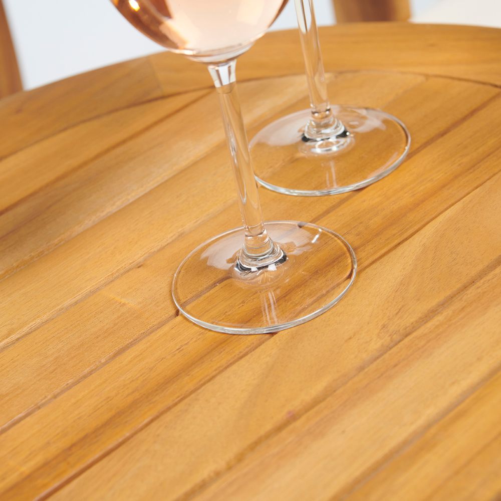 Abberley Acacia Wood Conversation Set – 2-Seater Garden Lounge Set