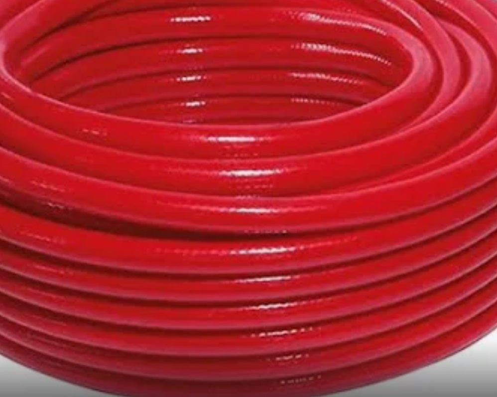 Red Water Hose Pipe Hot Water 10mm Garden Hose Pipe Kink Resistant Watering Hose