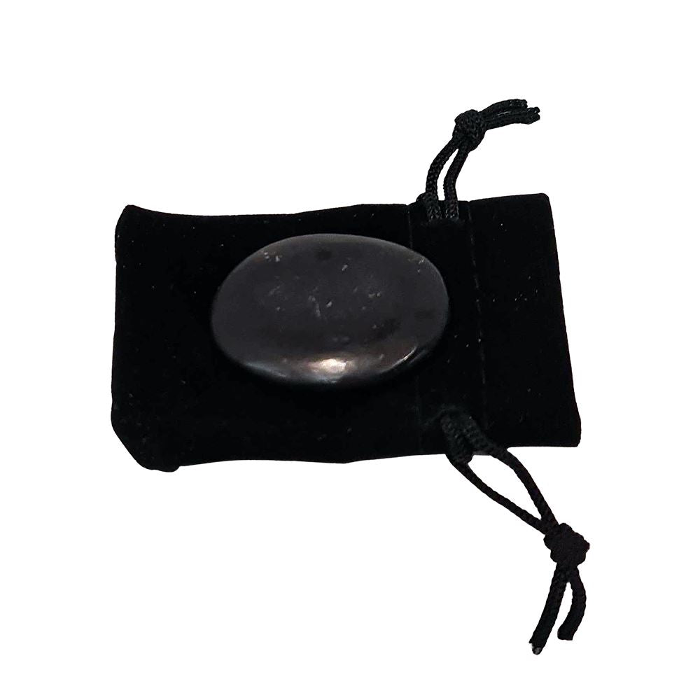Worry Thumb Stone, Black Tourmaline