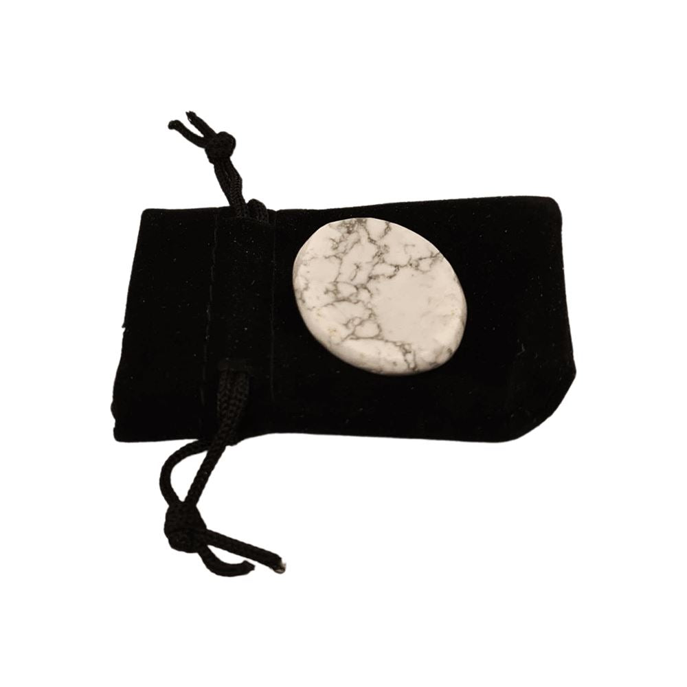 Worry Thumb Stone, Howlite