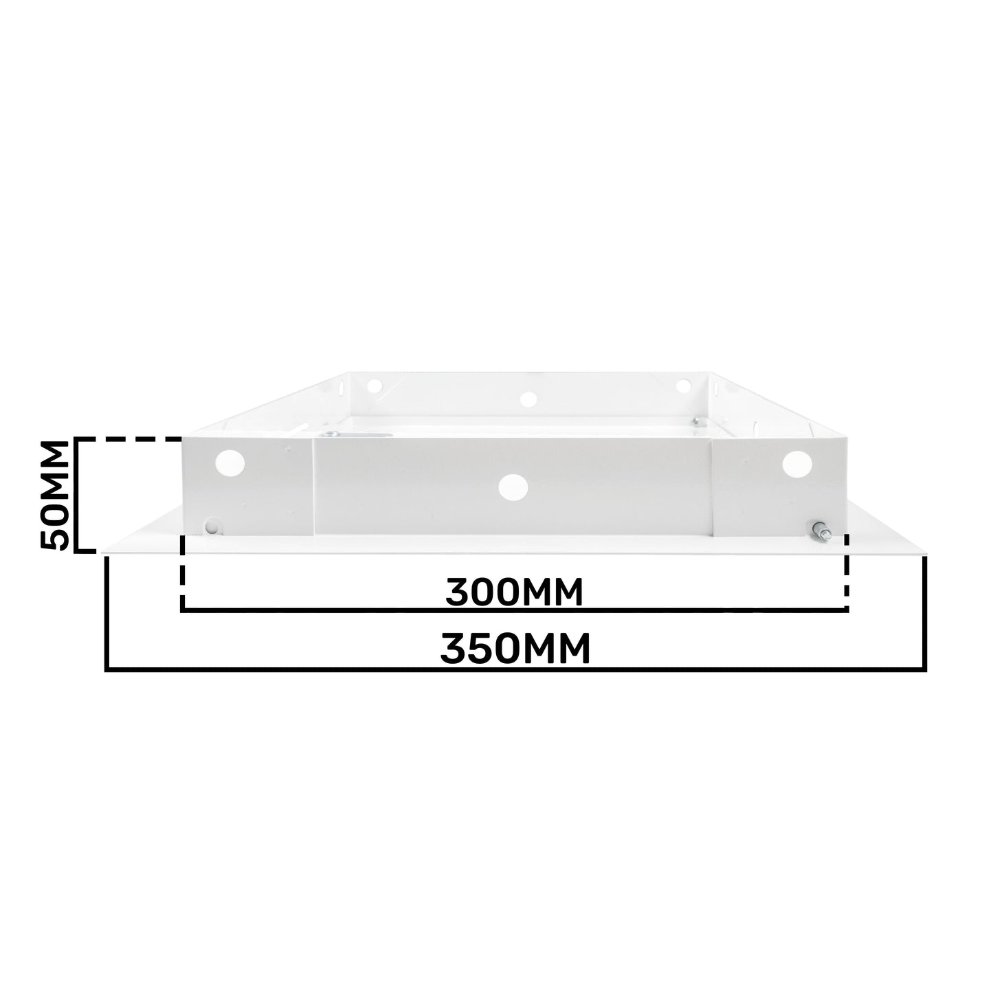 Access Panel Door Metal With Lock, White 300mm x 300mm