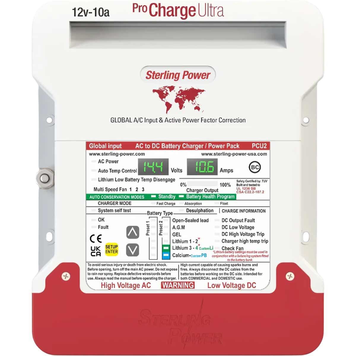 Sterling Power Battery Charger Pro-U (12V / 10A)