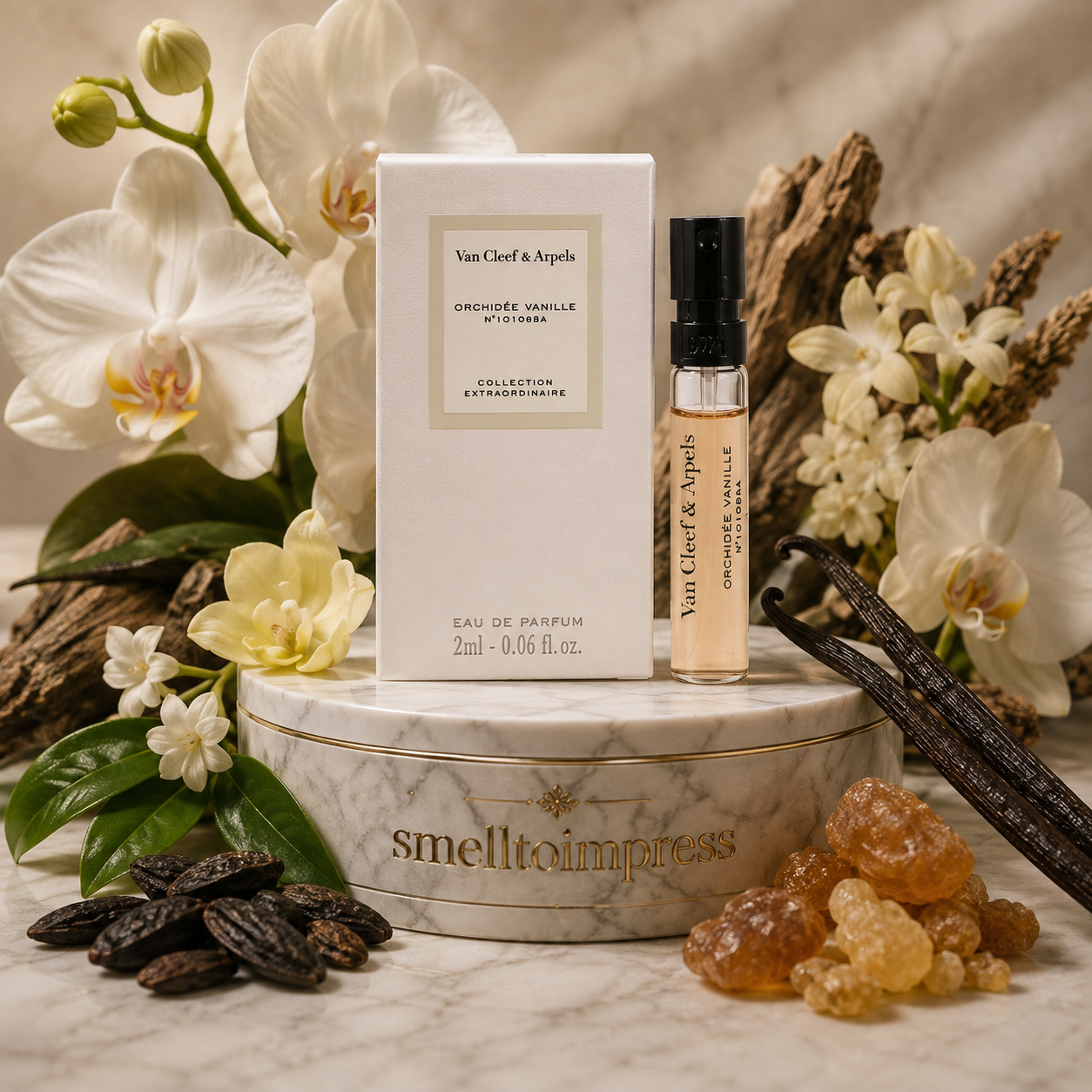 Van Cleef & Arpels Orchidée Vanille official perfume samples perfume tester