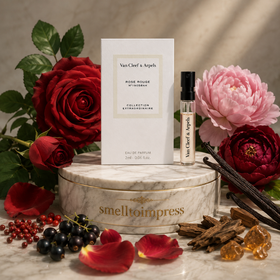 Van Cleef & Arpels Rose Rouge official scent sample 2ml 0.06 fl. o.z. fragrance tester