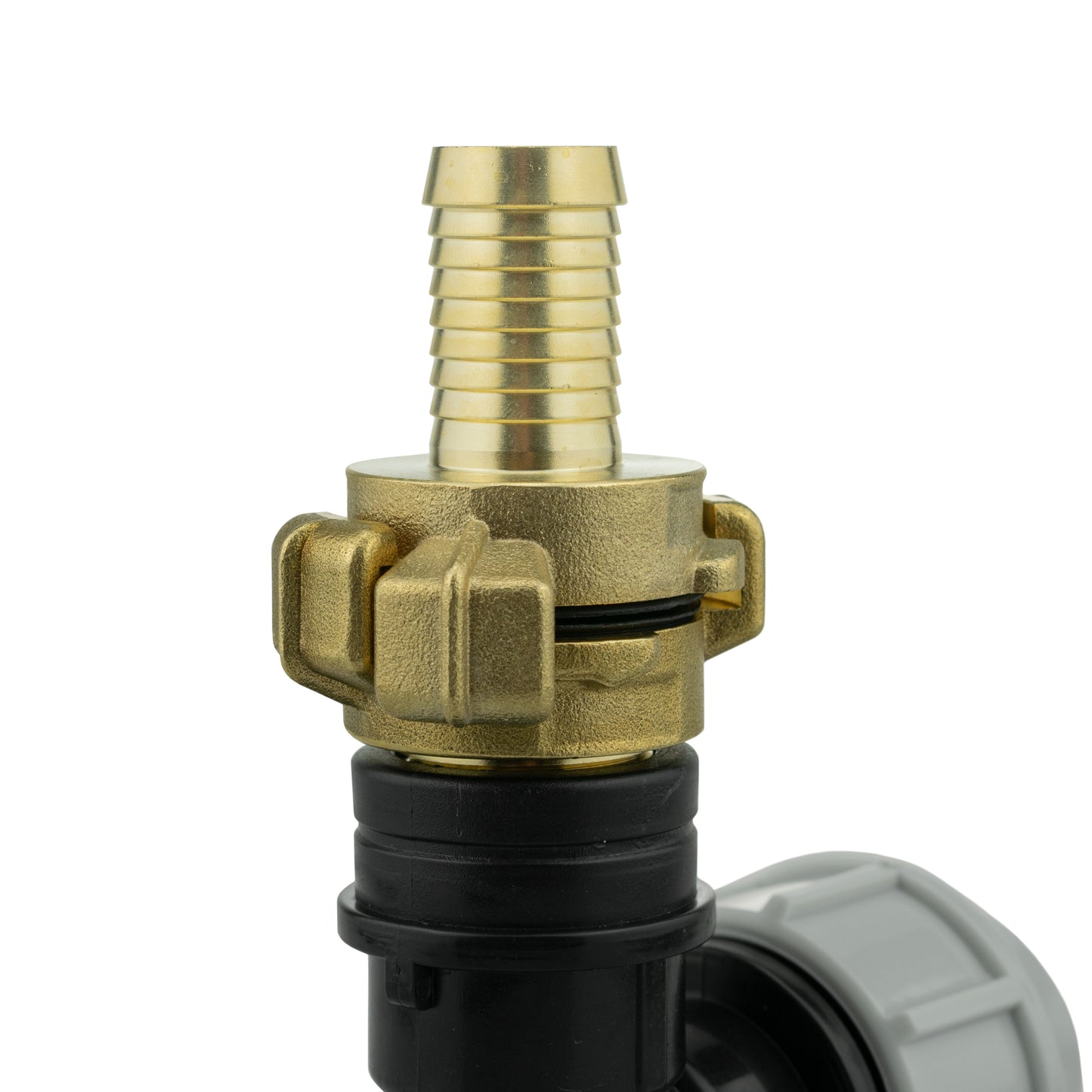 Wall Flange Kit 25mm MDPE + 19mm Barbed Geka Set Hose Pipe Fitting Claw Coupling