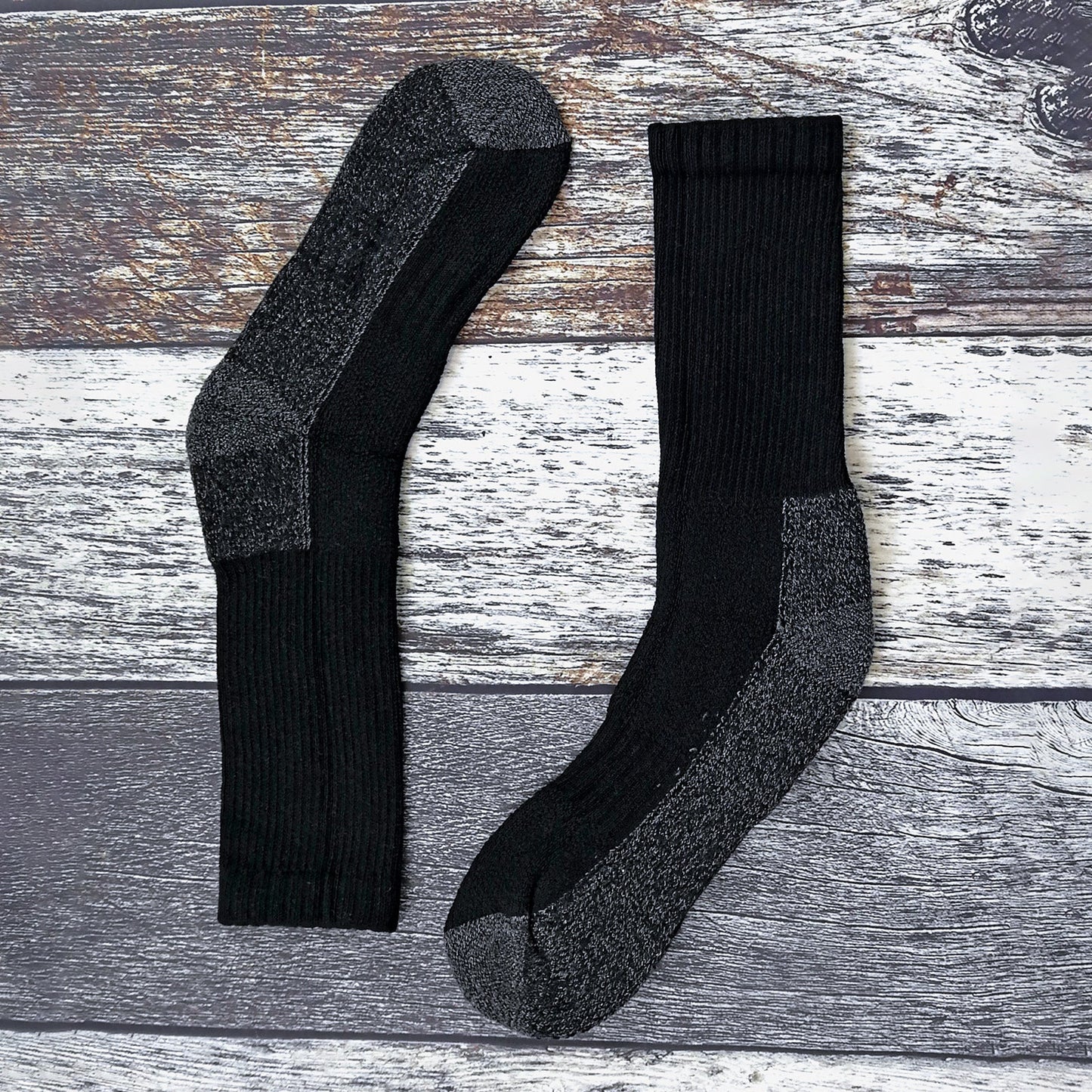 3 Pack Mens Heavy Duty Work Socks for Steel Toe Boots