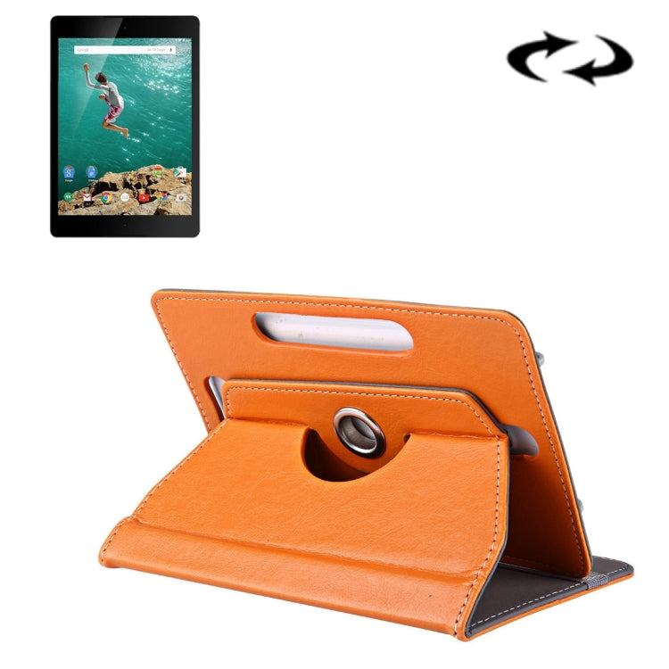 9 inch Tablets Leather Case Crazy Horse Texture 360 Degrees Rotation Protective Case Shell with Holder for ONDA V891w, Ramos i9s Pro & Win8, Colorfly i898W & i898A, 9 inch Blue, 9 inch Purple, 9 inch White, 9 inch Black, 9 inch Orange, 9 inch Red