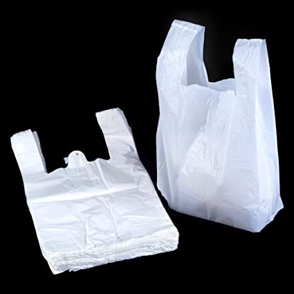 Premium Large White Shopping Bags Pack of 1000
