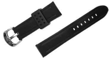 Beaver 20mm Marine Silicone Watch Strap