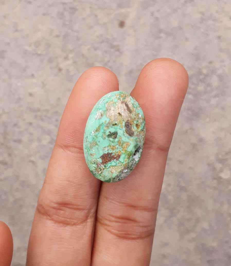 26.1ct Natural Variscite Cabochon - 25x16mm