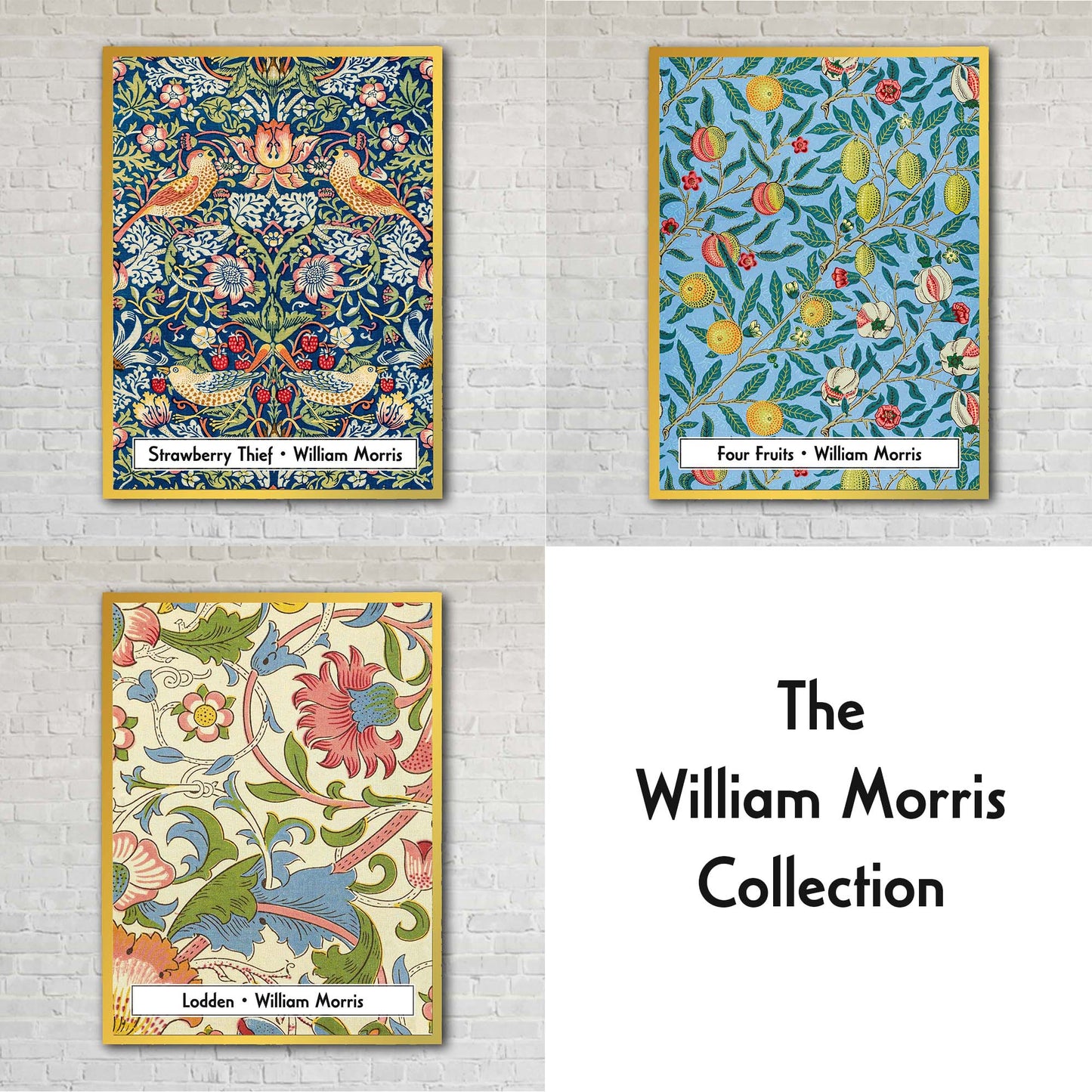 "Lodden" by William Morris on Canvas, Framed Prints, Framed Canvas, Acrylic or Print-only