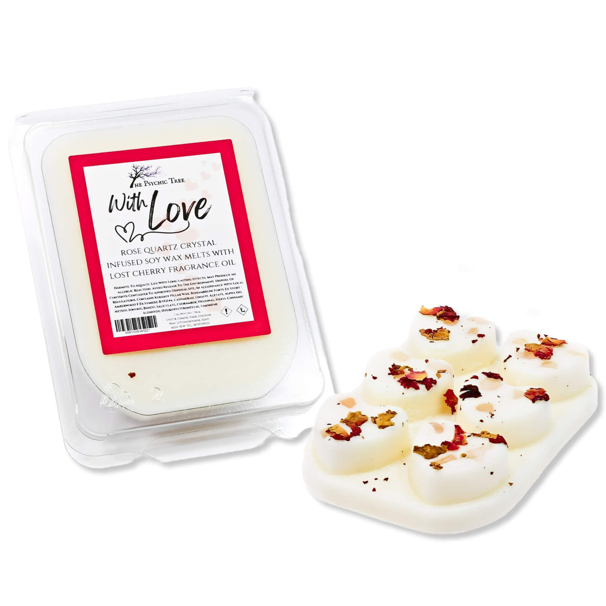 With Love - Crystal Infused Scented Wax Melts
