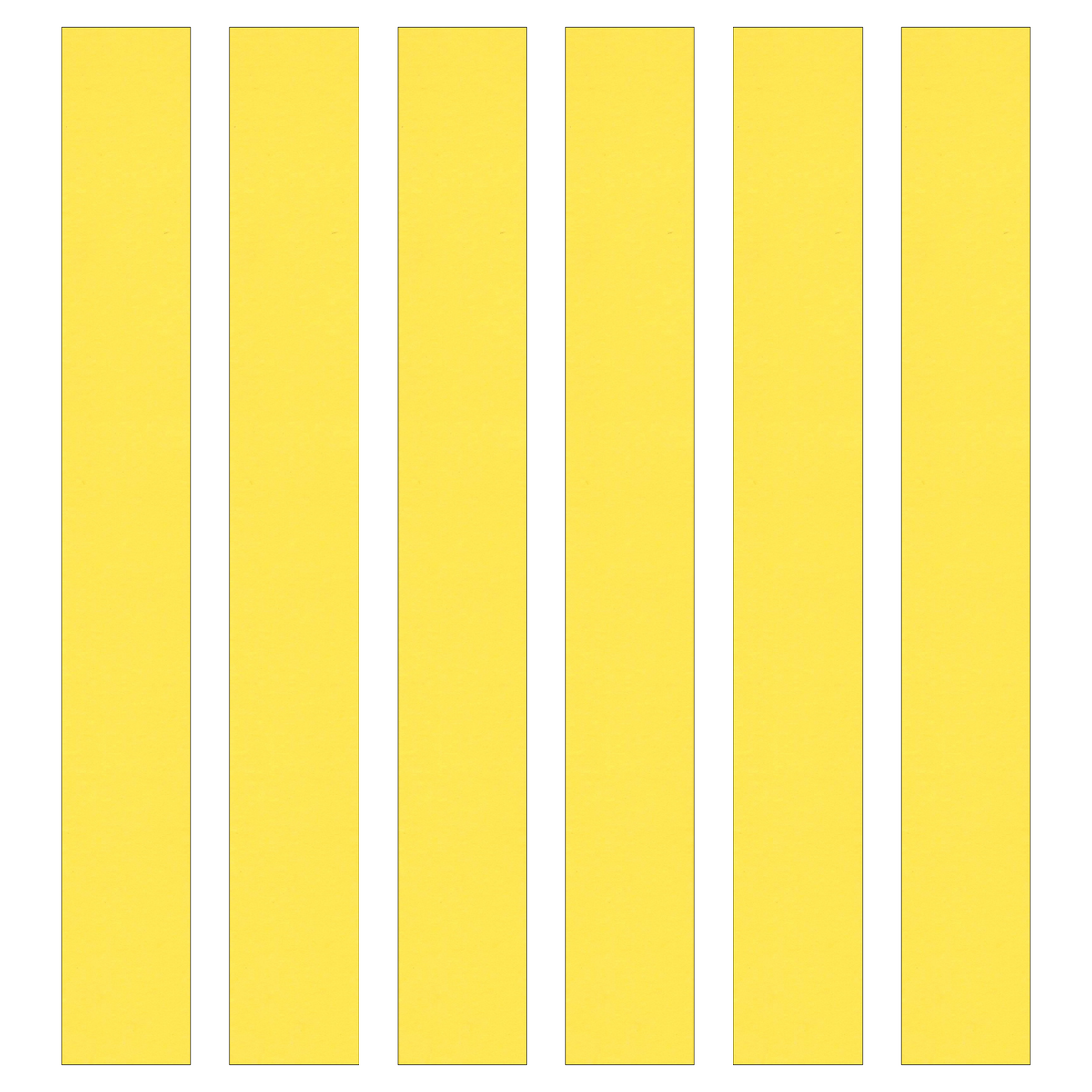 Yellow Paper Chain Card Strips. 5 Meter / 16 Feet Long. Wedding Party Decor
