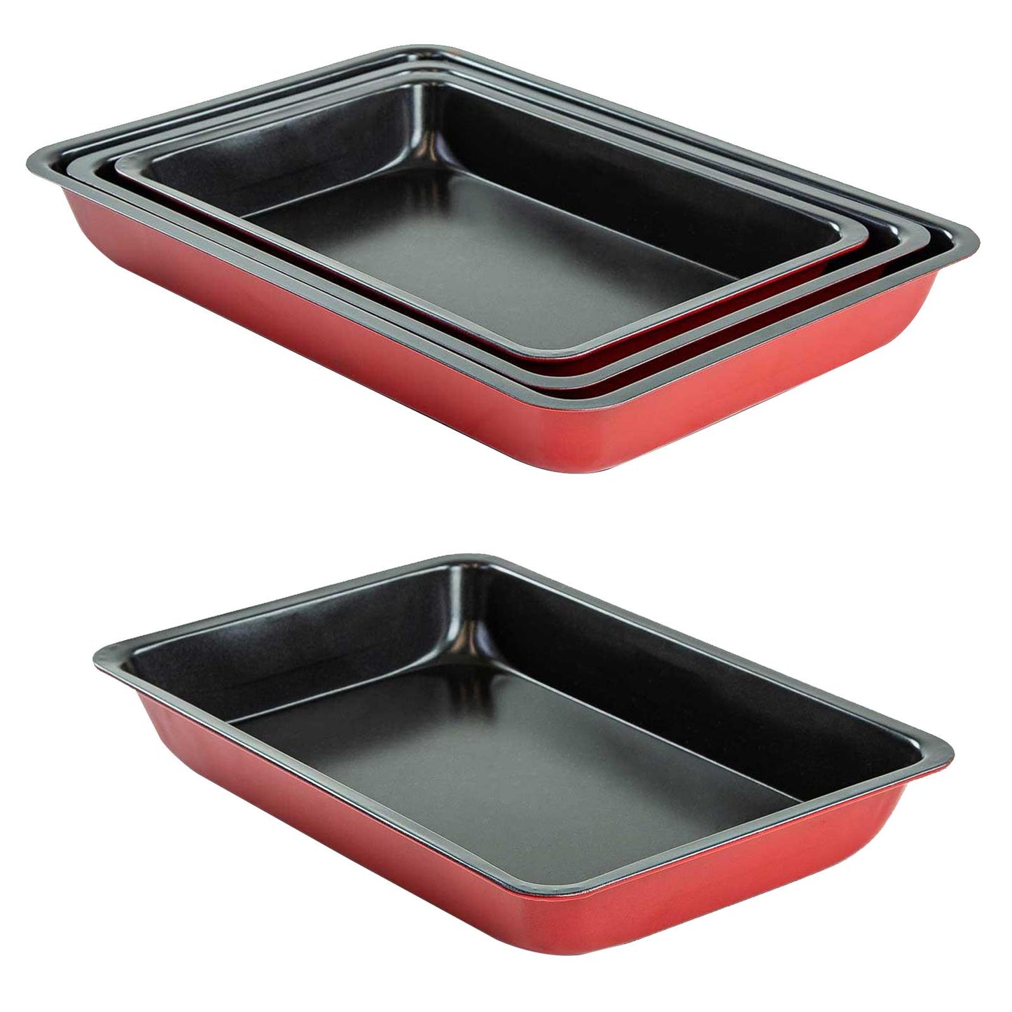 3Pc Non-Stick Baking Trays | R001 | AS-97969 | 3RB-15