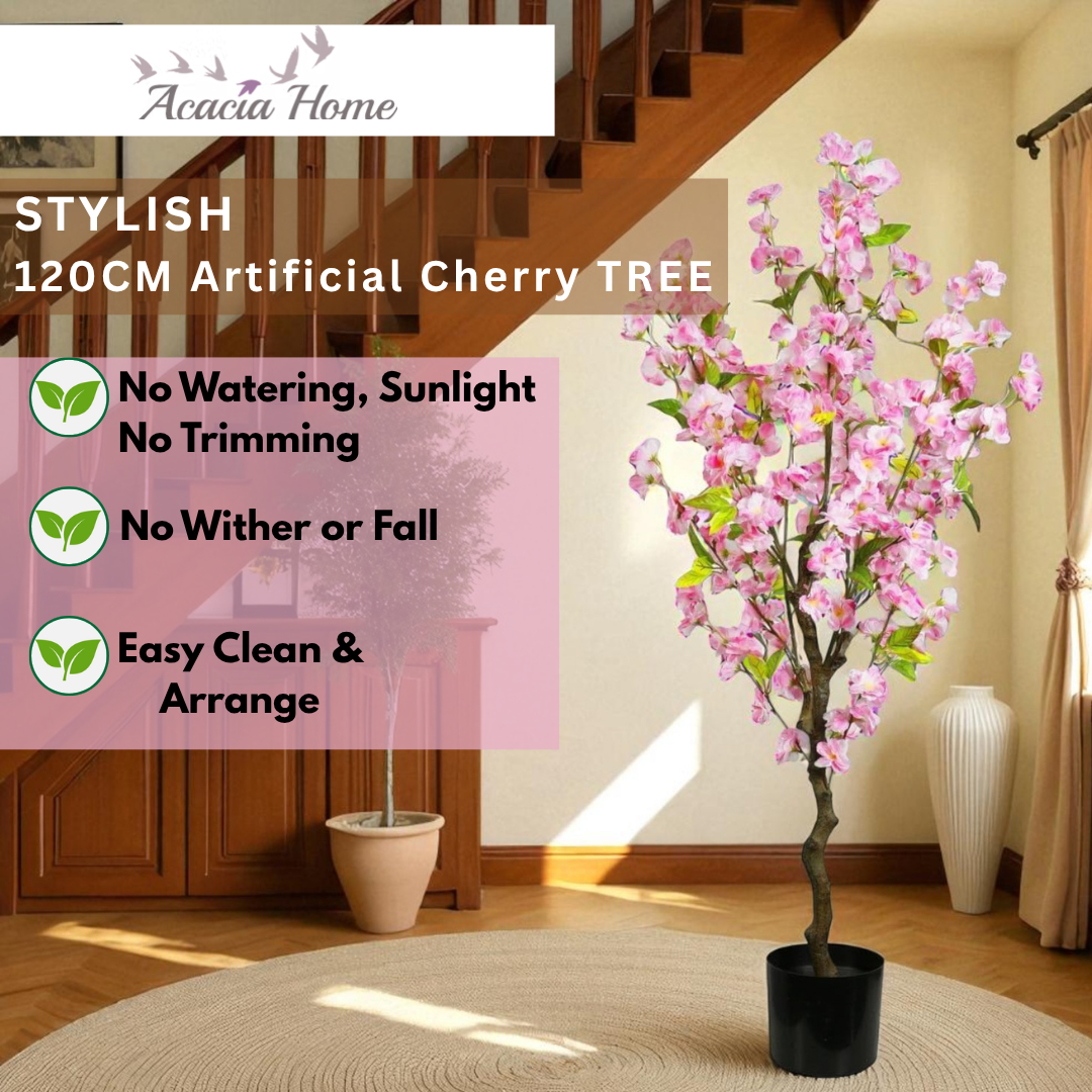 120CM ARTIFICIAL CHERRY TREE (PINK)