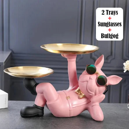 Bulldog Statue Decoration Accessories